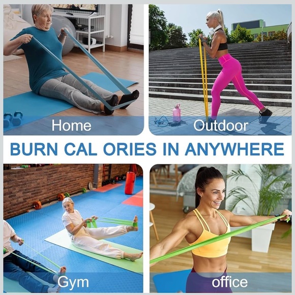 NEW: 5 piece Lianjindun Resistance Bands Set - Picture 4 of 6